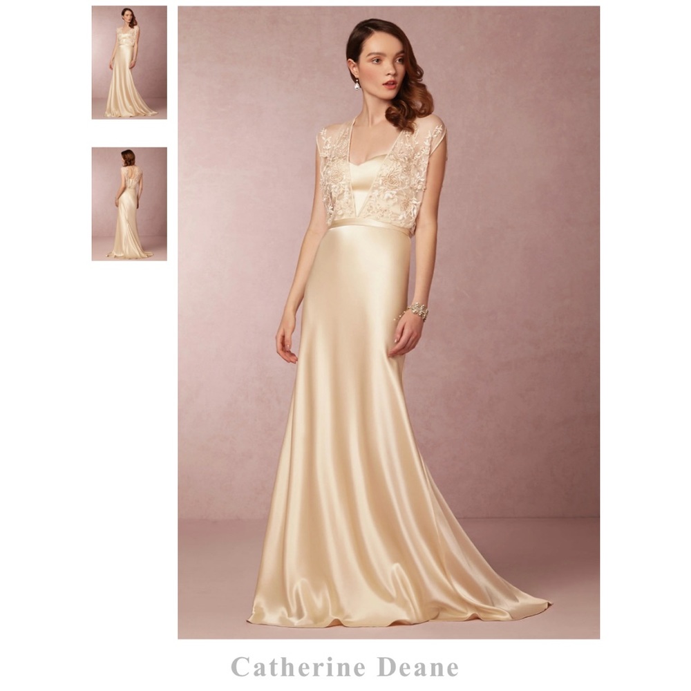 Brand New Wedding Dress, never altered (Catherine Deane, Size 8)